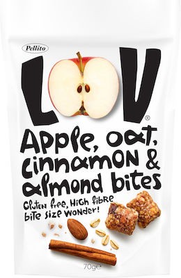 Lov oat bites -apple-cinnamon-almond 